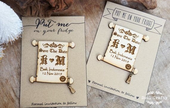 Save-the-Date Fridge Magnets A Wedding Trend to Try